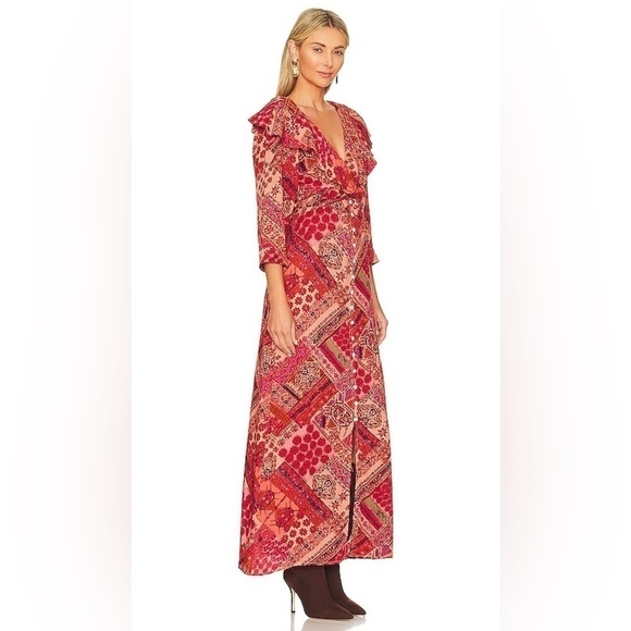 Free People  Lennon Dress in Primrose Combo - Picture 1 of 6